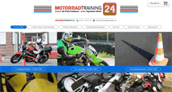 Desktop Screenshot of motorradtraining24.de