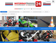 Tablet Screenshot of motorradtraining24.de